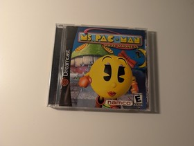 Ms. Pac-Man: Maze Madness (Sega Dreamcast, 2000) - CIB - Black Label - Reg Card