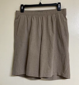 Men's Shorts FLX Size S Tan Elastic Waist Pull-on 3 Pocket Lightweight - Bild 1 von 17