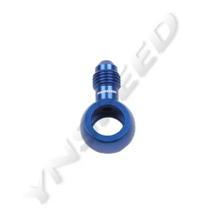 US SHIP AN4 AN-4 4AN To 12.5mm Brake Banjo Bolt Fuel Oil Fitting Adapter Blue - Picture 1 of 7