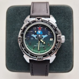 USSR Rare Watch Vostok Amphibia Original Automatic Diver 2416B green dial - Picture 1 of 9