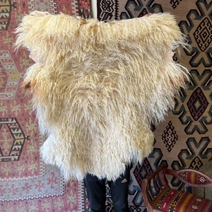 Alfombra de piel de cabra angora natural súper suave piel de cabra piel de cabra 2x2 - Imagen 1 de 7