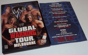 WWF/WWE Global Warning Tour Melbourne 2002 DVD Wrestling The Rock, Kurt Angle - Picture 1 of 3