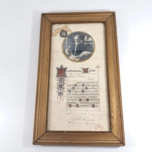 Diplom Der Segen Apostolica E Genuss Plenum Papa Pio Xi - Jahre 30 - Bild 1 von 6