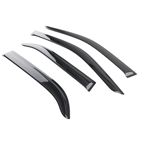 4pcs Window Rain Guards Set for Toyota Corolla 4Dr 1998-2002 Black Tinted Mount - Picture 1 of 9