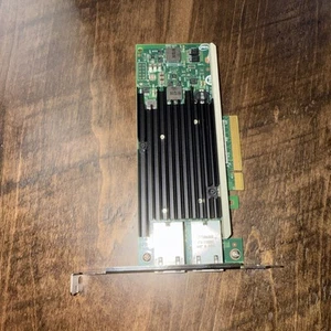 3DFV8 Dell Intel X540-T2 Dual-Ports 10Gbps PCI-E Konwergentna karta sieciowa - Zdjęcie 1 z 5