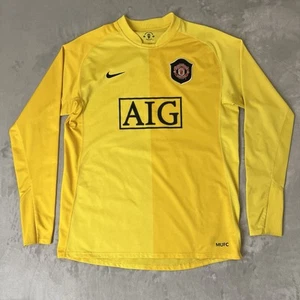 Manchester United Goalkeeper Jersey Men’s XL 2006-2007 Nike Yellow Rare - Picture 1 of 10