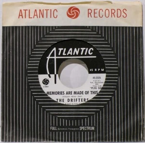 THE DRIFTERS - MEMORIES ARE MADE OF THIS / MY ISLANDS IN THE SUN 1966 DJ - Picture 1 of 4