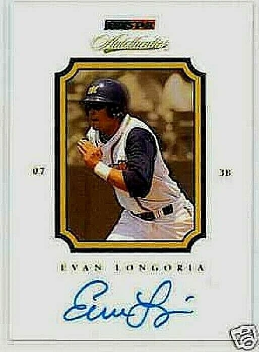 EVAN LONGORIA 2007 TRISTAR AUTHENTICS CERTIFIED AUTOGRAPH - Image 1 of 1