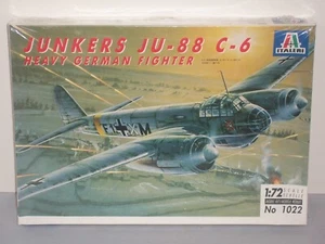 Italeri 1/72 Scale Junkers Ju-88 C-6 Heavy German Fighter - Factory Sealed - Picture 1 of 1