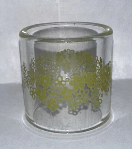 Vintage Pyrex Corelle Glas Serviettenring Crazy Daisy Retro 70er ERSATZ - Bild 1 von 4