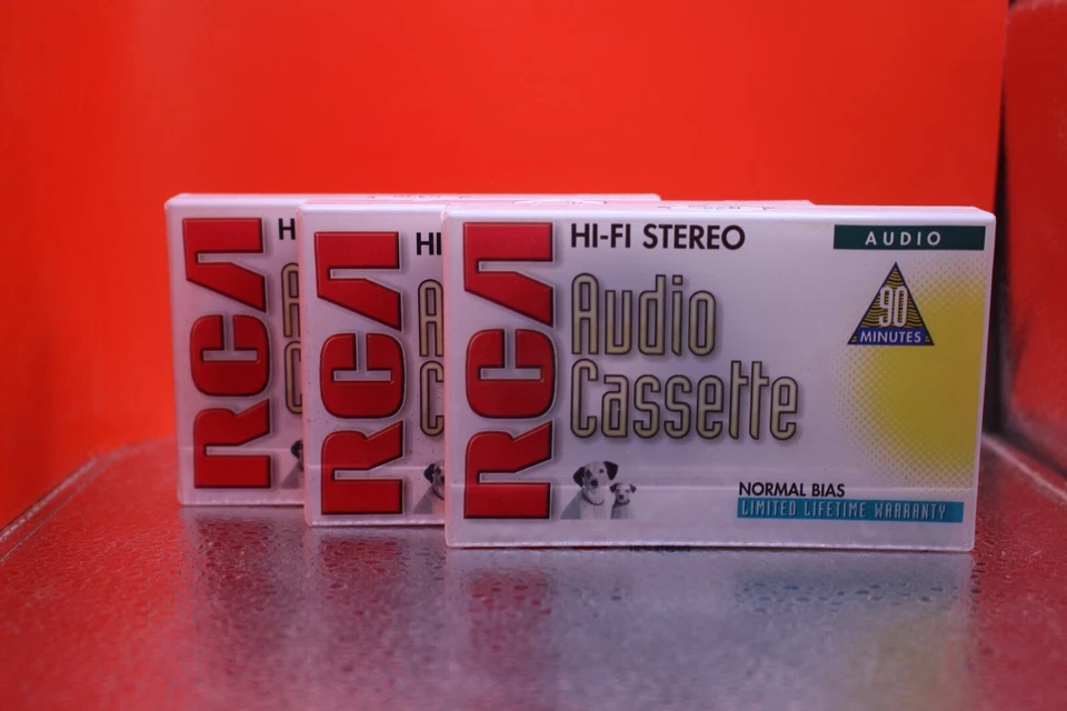 RCA HI-FI Stereo Audio 60 Minute Cassette Mix Tape Lot 3 New Sealed Normal Bias Foto 1 de 1