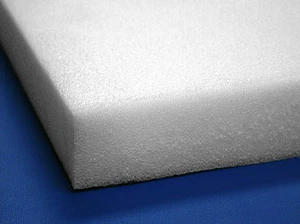 12 Sheets - 12" x 8" x 2" White PE Closed Cell Foam Plank, 2.2# Density  - Picture 1 of 1