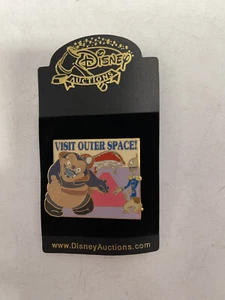 Disney Auctions Jumbaa & Pleakley Visit Outer Space Space Travel Poster Pin New - Picture 1 of 3