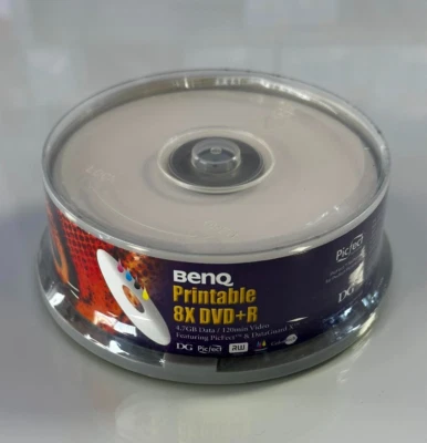 BENQ PRINTABLE 8X DVD+R (25 PACK) - Image 1 of 2