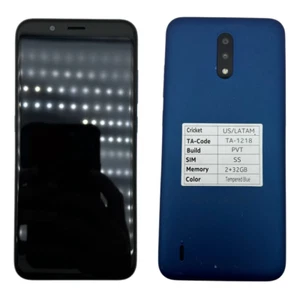 Nokia C2 Tava 32GB Blue 4G LTE Android Phone Cricket Locked TA-1218 No Power - Picture 1 of 9