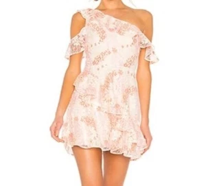 Lovers & Friends Gamine Lace Mini Dress Medium Coquette Summer Party Romantic - Picture 1 of 11