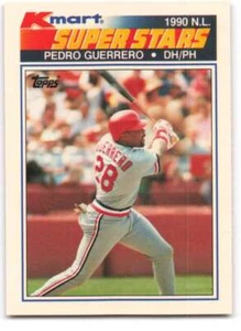 1990 Topps K-Mart Super Stars #15 Pedro Guerrero NM-MT Cardinals ID:313763 - Picture 1 of 2
