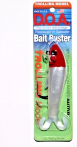DOA FBBT-310 PEARL WHITE RED HEAD 4" TROLLING BAIT BUSTER TARPON GETTER - Picture 1 of 1