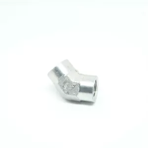 Steel 45 Degree Elbow 1/4 Female Npt Fitting Fuel Air Oil Fluid Vacuum FasParts - Picture 1 of 6