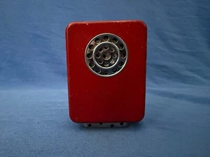 1950s Canton Son Fire Alarm Original Bright Red Pressed Steel British Hong Kong - Picture 1 of 11
