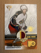 2002-03 Pacific Private Stock Titanium 053 / 275 Tomi Kallio #51 Patch Flyers