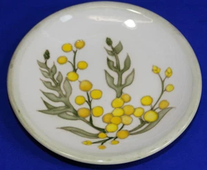 VTG MOORCROFT POTTERY DRESSER TRINKET / PIN DISH GOLDEN BERRIES ENGLAND - Picture 1 of 6