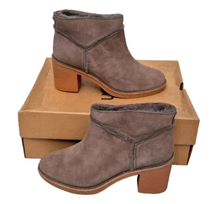 Hermosas botas UGG para mujer Kasen 1018644 gris tacón alto Reino Unido 5,5 - Imagen 1 de 7