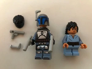 JANGO & BOBA FETT MINIFIGURE DI LEGO STAR WARS 75409 JANGO FETT'S STARSHIP - Foto 1 di 7