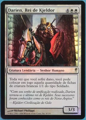 Darien, King of Kjeldor FOIL Coldsnap (PORTUGUESE) PLD CARD (371176) ABUGames - Image 1 of 2