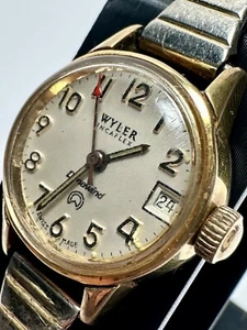 Working 1950’s Wyler Incaflex Dynawind Lifeguard Ladies Watch 3840 MD-749 E2 - Picture 1 of 13
