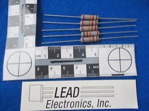 QTY 5 RESISTOR 2 WATT 12k OHMS METAL OXIDE FLAMEPROOF XICON 282-12k OHMS 2% tol - Picture 1 of 1