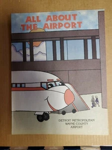 Detroit Metro International Airport 1990er Jahre Promo Malbuch NEU L@@K! - Bild 1 von 2