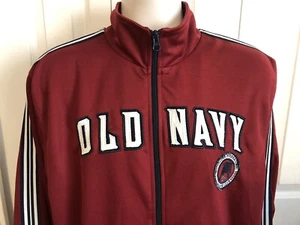 Men's Old Navy Barcelona International Full Zip Track Jacket Red XL D3 - Picture 1 of 5