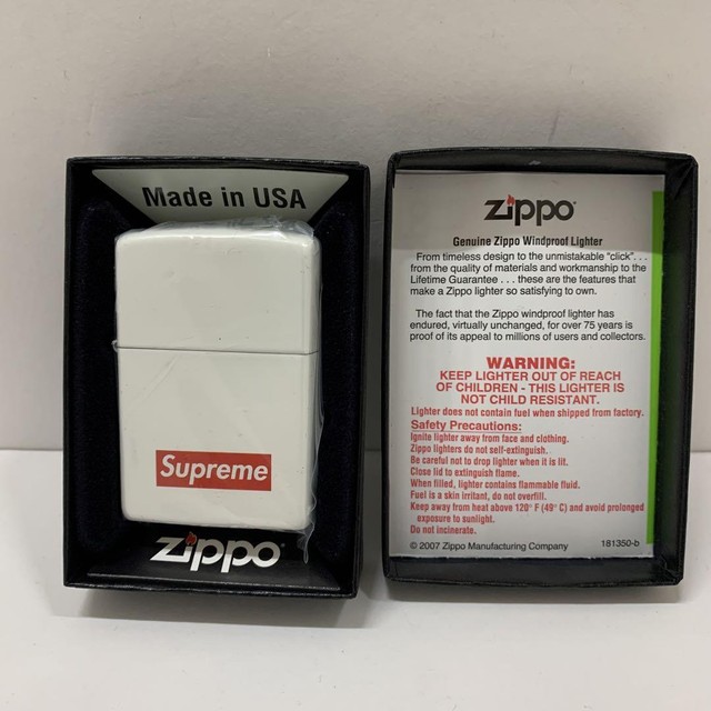 supreme ZIPPO未使用