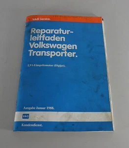 Manual de Taller VW Bus / Transporter T3 1,9L Motor Inyección Digijet Von 1988 - Imagen 1 de 5
