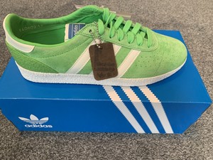 liam gallagher green adidas trainers