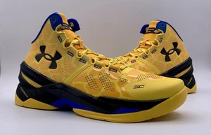Under Armour UA Curry 2 Retro Double BANG BANG gelb/blau Herren 9,5 / Damen 10 - Bild 1 von 24