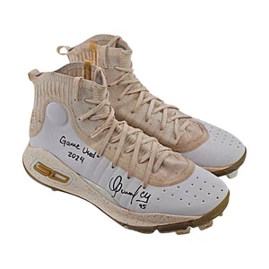 Oswaldo Cabrera Autographed Signed Game Used Under Armour Cleats (Cabrera LOA) - Picture 1 of 7