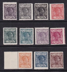 1907 - España - Elobey - Edifil 35/44 - Serie Corta - MNH - Picture 1 of 2