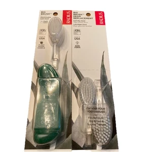 Radius Big Brush Bundle Green Handle/Replacement Heads Rt Hand BPA Free/ADA - Picture 1 of 1