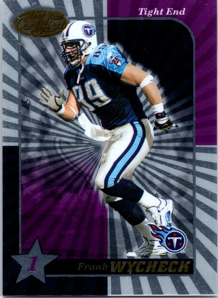 2000 Leaf Certified Frank Wycheck 1 Star - Image 1 of 2