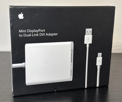 Apple Mini DisplayPort to Dual-link DVI Adapter genuine MB571Z/A New - Image 1 of 4