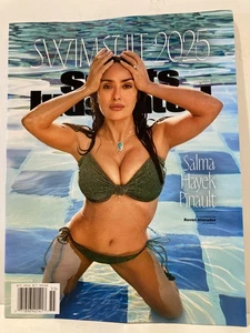 TRAJE DE BAÑO DEPORTIVO ILUSTRADO EDICIÓN 2025 SALMA HAYEK PINAULT EN PORTADA - NUEVO - Imagen 1 de 2
