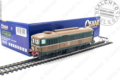 Oskar 1019 H0 1:87 - Locomotiva diesel FS D341 1019 2° serie Fiat di Epoca III / - Immagine 1 di 4