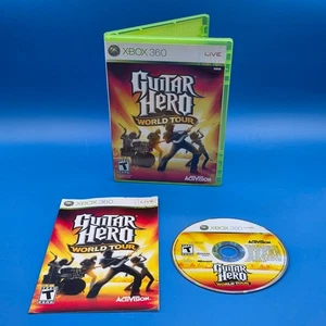 Guitar Hero World Tour Xbox 360 completo testato CIB - Foto 1 di 4