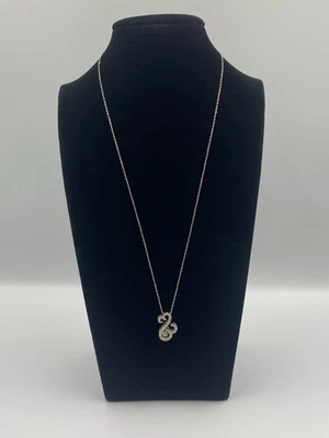 Collar Kay Jewelers Raro 10k Wg Jane Seymour Corazones Abiertos Ritmo Diamantes Jwbr Foto 1 de 4