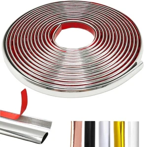 Silber Abziehen und Kleben Trim für Backsplash Fliesenkante, Faoaatin 10 Fuß,  - Bild 1 von 7