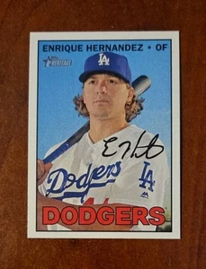 Topps Heritage High Number 2016 - Enrique Kiké Hernandez Los Angeles Dodgers 529 - Imagen 1 de 1