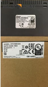 VFD185E43A 1PCS NEW Delta Inverter VFD185E43A 18.5KW/380V-460V US Free tax - Picture 1 of 1