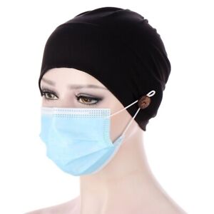 Women Muslim Hijab Cancer Chemo Hat Turban Cap Cover Hair Loss Head Scarf Wrap~~